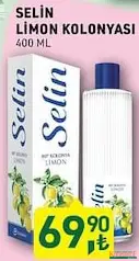 SELİN LİMON KOLONYASI 400 ML SELİN LİMON KOLONYASI 400 ML
